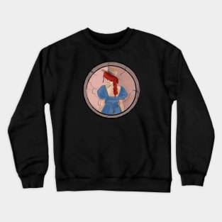 Vintage Storybook Girl - A Tale of Wonder Crewneck Sweatshirt